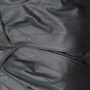 Black leather jacket